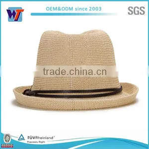 2015 Felt Satin Kippah Brim Hat Bulk Top Hats for Men thumbnail-1