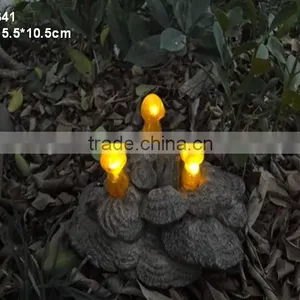 Resin Mushroom Solar Lights for Garden thumbnail-4