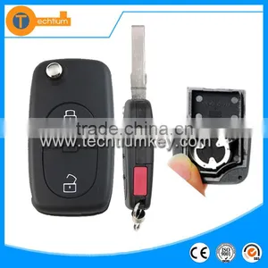 Folding Flip Key With 1616 Small Batty and Logo Car Remote Key Case Shell Cover Fob House for vw Gol Golf 3 4 5 6 Passat thumbnail-1