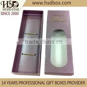 Personalized Luxury Top Quality Custom Hair Box With PVC Window thumbnail-1