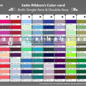 Sling Ribbon Satin Ribbon Color Card thumbnail-1