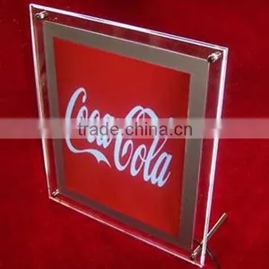 Hot Selling Silkscreen Thick Acrylic Led Sign Holder thumbnail-1