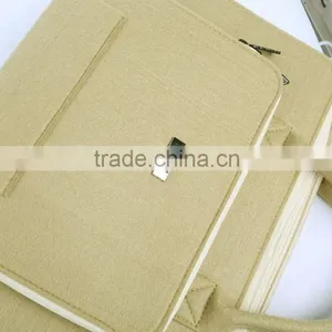 Fashionable BUBM Khaki Super-thin Convenient Work Pretty Attract Attention Laptop Bag Both Men and Women thumbnail-2