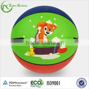 Zhensheng Promo Rubber Basketballs Promo Balls thumbnail-2