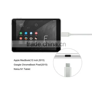 USB Type-C 3.1 Hub, USB-C to 3-Port USB 3.0 Aluminum Hub With 1 Type C Charger Port for the New Macbook, Google Chrome Book thumbnail-3