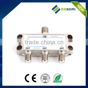 3 Way Indoor Video Splitter Cable tv Splitter 10-2602MHz thumbnail-1
