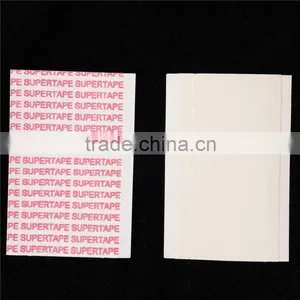 120pcs/1lot 4x0.8cm High Quality SUPER HAIR TAPE Adhesive Double Side Tape for Skin Weft Seamless Tape Hair Extensions Attaching thumbnail-5