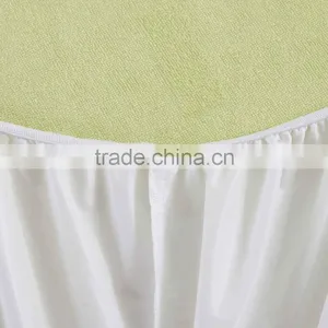 Green Cotton Terry Cal King Queen or Full Mattress Protector thumbnail-4