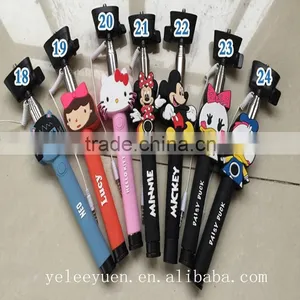 2015 Wholesale Colorful Smartphone Monopod Selfie Stick Quality thumbnail-3