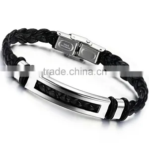 New Couple Jewelry Chain Stainless Steel Cross Bracelet thumbnail-1
