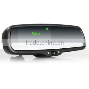 Bluetooth Handsfree Car Kit Rearview Mirror Monitor With Backup Camera thumbnail-1