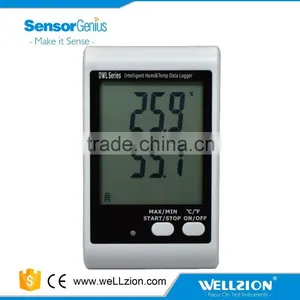 DWL-21,Sound and Light Alarm Big Screen Temperature Humidity Data Logger thumbnail-1