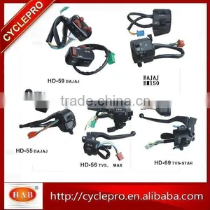 High Quality Bajaj CT100, PULSAR,BOXER,TVS Motorcycle Handle Switch thumbnail-1