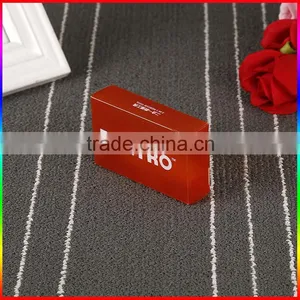 Custom Red PVC Packaging Box With White Printing thumbnail-2