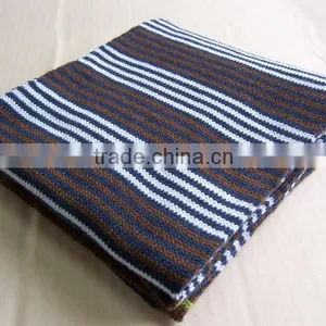 Double Layer Cashmere Jacquard Beer Infinity Long Cable Knitting Pattern Plain Scarf thumbnail-1