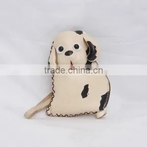 Handmade Leather Large Dog Coin Purse thumbnail-1