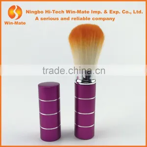 Customized Female 2013 Factory Price Purple Retractable Nylon Hair Brushes thumbnail-1