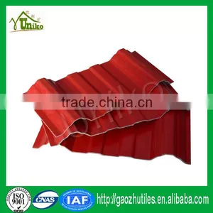 Red Color Waterproof Forming Embossed Ribbed Matte Pvc Tile thumbnail-1