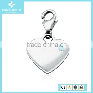 925 Sterling Silver Charm Alphabets Letter G Charm in Sterling Silver thumbnail-3