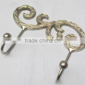 Cast Iron Hooks for Clothes With Nickel Plated thumbnail-1