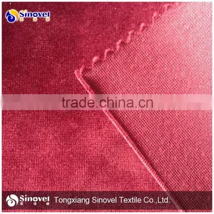 100% Warp Knitted Velvet Fabric for Suit thumbnail-1