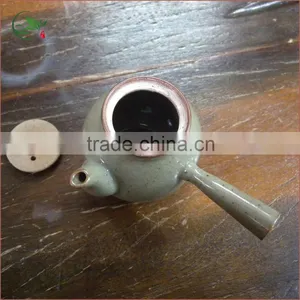 150ml Sky Blue Japanese Oval Kyusu Clay Water Tea Pot thumbnail-3