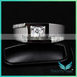 New Style Men Ring Forever Brillant Moissanite Eternity Ring for Moissanite Jewelry Sale thumbnail-1