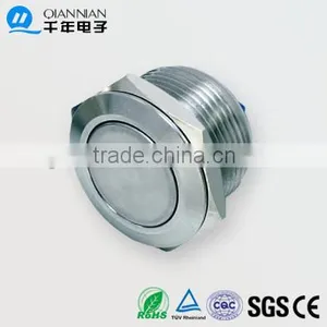 QN19-B1 (19mm) Short Body Momentary NO Metal Switch thumbnail-1