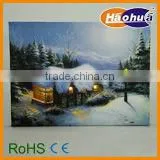 LED Flower Optical Fiber Canvas Art Painting Light thumbnail-1