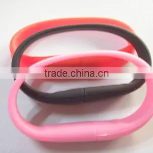 2016 New Products USB Bracelet Custom Silicone USB Bracelet 2.0 Flash Drive thumbnail-5