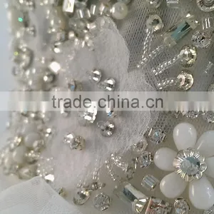 RSW909 China Crystal Beads For Wedding Factory Dresses Ball Gown thumbnail-3