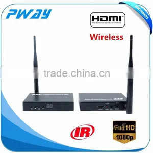 2.4GHz/5GHz Wireless HDMI Video Audio Transmitter Receiver 1080P Wireless HDMI Extender With Loop Out up to 50m/164ft thumbnail-1