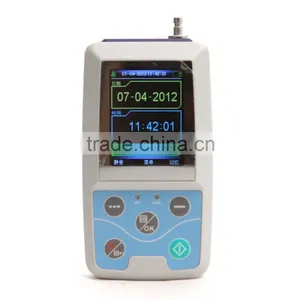 2016 CE Brand New 24 Hours Color Big LCD Ambulatory Blood Pressure Monitor System With Software English/ Spanish RM-ABPM2-Shelly thumbnail-4