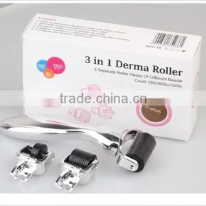 GTO Original Manufacture Wholesale 3 in 1derma Roller for Eye, Face and Body Use thumbnail-6