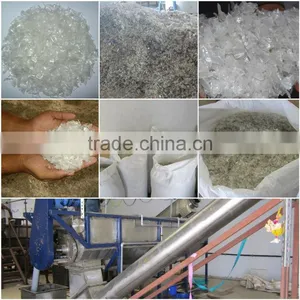 Recycled Fiber Grade PET Chips Washed thumbnail-1