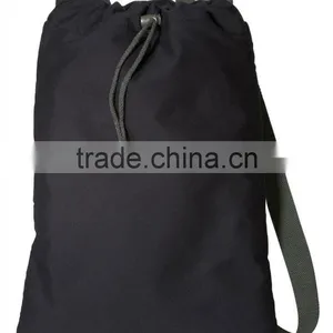Canvas Soft Cotton Drawcord Toggle Cinch Pack Promotional Drawstring Backpack thumbnail-3