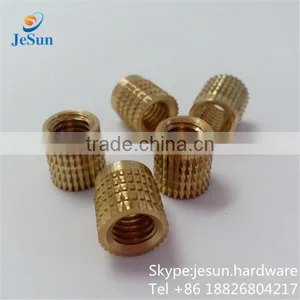 Brass Knurled Nut Heat Ultrasonic Inserts Straight Hole Series thumbnail-2