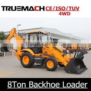 8Ton 4WD Backhoe Loader thumbnail-1