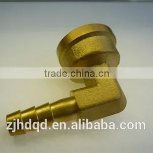 1/2'' X6/8'/10/12mm Brass Elbow Hose Barb Fitting thumbnail-1