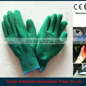Knitted Latex Dipped Gloves thumbnail-1