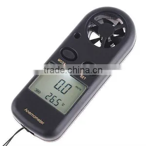 LCD Wind Speed Gauge Meter Anemometer NTC Thermometer thumbnail-1