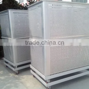 OEM Aluminum Turnover Container With Casters, Cargo Tansfer Container thumbnail-1