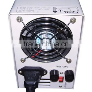 DUAL Pipe Gooseneck Fiber Optic Microscope LED Illuminator 110V / 220V thumbnail-5
