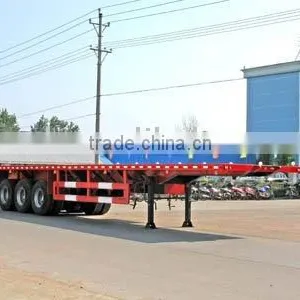 3 Axles Flatbed Trailers,3 Axle Flatbed Semi Trailers for Sale,semi Decking thumbnail-1
