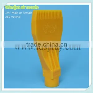 Female Thread Middle One Hole ABS Plastic Windjet Copressed Air Nozzle thumbnail-1