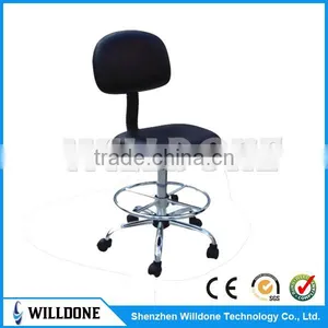 ESD Chair With Adjustable Seat and Back for Electronic Cleanroom Use thumbnail-1