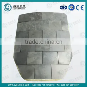 Plate Shape and Common (1580 < Refractoriness< 1770 ) Refractoriness (Degree) Silicon Carbide Ballistic Plate thumbnail-3