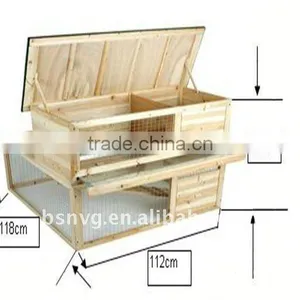 Wooden Rabbit Cage thumbnail-1