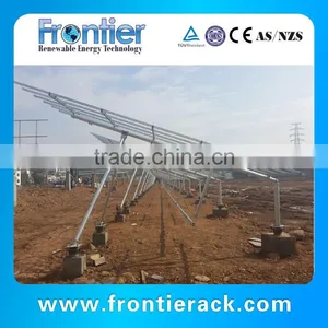 Tracking Solar System/PV Solar Panel Tilted Single Axis Linkage Tracking System thumbnail-1