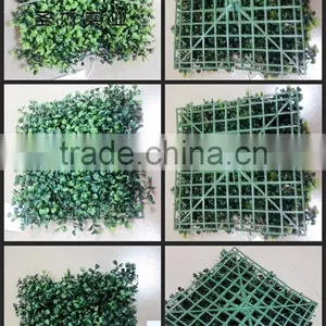 SJLJ013212 Indoor Outdoor High Quality Boxwood Topiary Grass Mat / PE Material Artificial Grass thumbnail-1
